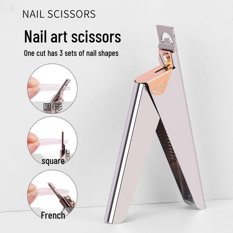 

Кусачки для типсов из нержавеющей стали U-образной формы - Триммер и удлинитель.