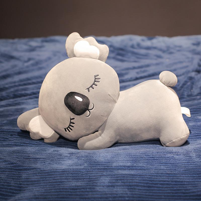 

Koala Doll Plush Toy Large Koala Bear Cute Rag Doll Men And Women Gift Doll Wholesale 35 cm 0.3kg серый