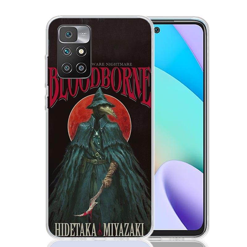 Bloodborne Game Case Phone Cover for Xiaomi Redmi 13 13C 14C 12 12C 10 10C 10A 9 9C 9A 9T 8 8A 7 7A 6 Pro 6A K70 K80 K60 K40