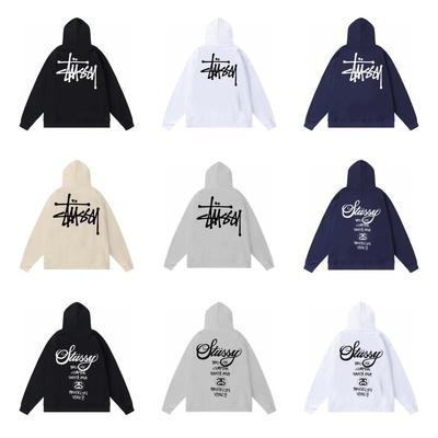 Unisex Oversized Hættetrøje Med Klassisk Printdesign Teenagers Afslappet Tøj