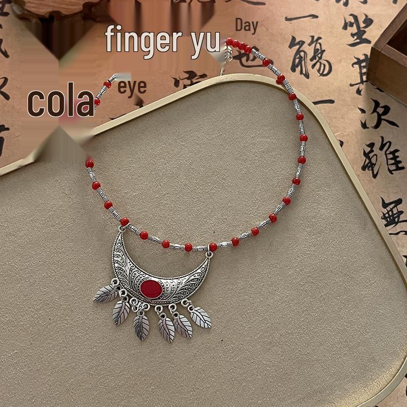 Bohemian Princess Tassel Forehead Pendant - Exotic Ethnic Style Hair Accessory