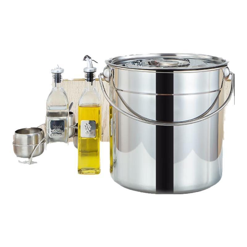 Yihuan Extra Thick Stainless Steel Multipurpose Bucket with Lid