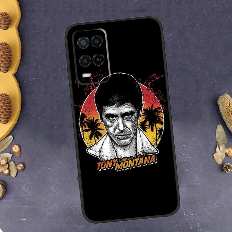 Scarface Tony Montana Phone Case For Oppo A40 A60 A80 A78 A98 A18 A38 A58 A74 A94 A54 A16 A76 A96 A15 A17 A77 A57S