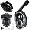 Full Face Diving Mask Does Not Fog - L/Xl Black M04