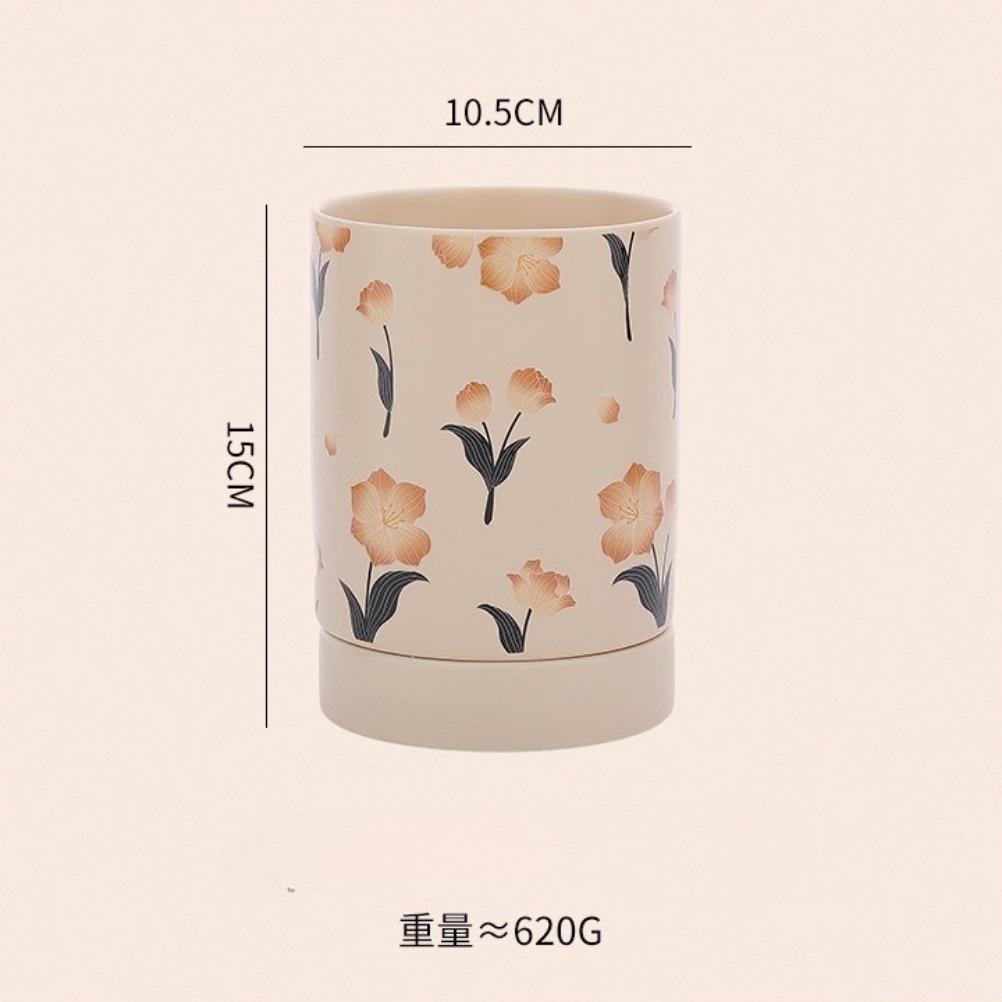 Vintage Ceramic Chopstick Holder Household Chopstick Storage Box with Draining Water Chopstick Spoon Holder Kitchens Accessories