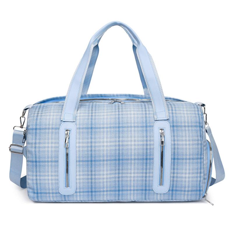 Sports Fitness Bag Women's Dry and Wet Separation Shoes Training Yoga Bag Large Capacity Hand Luggage Outdoor Travel Bag
