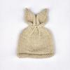 Hand-Knitted Newborn Rabbit Sweater Set - Baby Photo Outfit