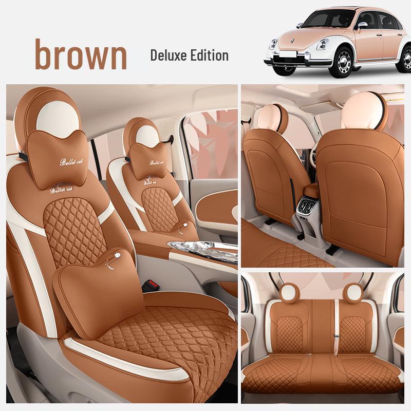 ORA Ballet Cat Cartoon Seat Cushion: All-Season, Full-Wrap Car Seat Cover In Special Leather.