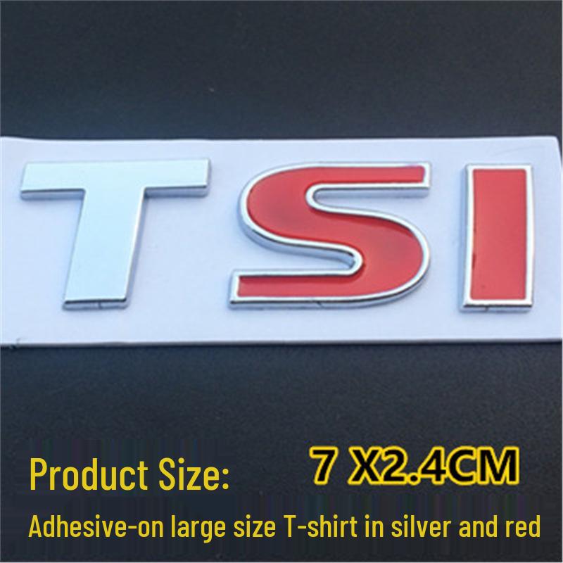 Adesivi Metallici/Emblemi Posteriori per Sagitar, CC, Magotan, New Bora, New Lavida, New Passat e Modelli TSI.