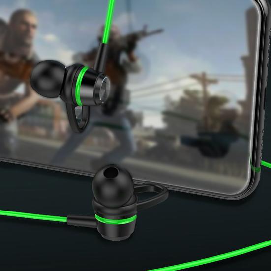 3.5MM Wired Earphones Earbuds with Mic In-ear Stereo Pure Bass Noise Reduction Metal