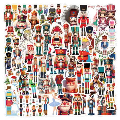 55 Cartoon Nutcracker Stickers for Planners, Water Bottles, and Computers - Waterproof Decoration Set