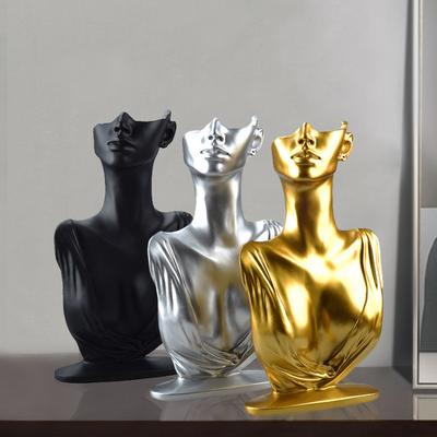 Resin Crafts Mannequin Necklace Rack Earrings Rack Jewellery Rack Jewellery Props Display Stand