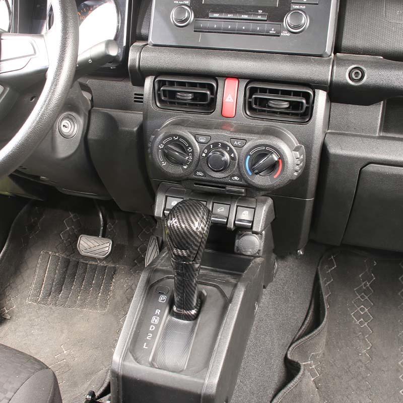 Capac panou lateral al schimbătorului de viteze auto autocolant de protecție a pârghiei de viteze pentru Suzuki Jimny 2019 în sus Accesorii auto ABS