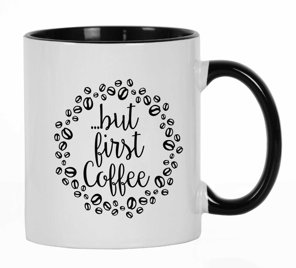 Inkdotpot Enjoy Your Coffee 11 Oz Ceramic Coffee Mugs Great For Bride Funny Novelty Gift For Coffee
