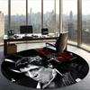 Scarface (19) Round Office Rug Decorative Floor Rug for Office Bedroom Living Room and Home Space