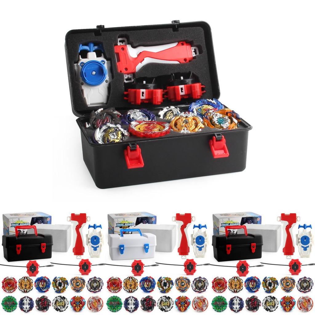 Premium Xd168-21a Kleine Größe Explosion Kreisel Set 17 Teile Spielzeug Aufbewahrungsbox Sammlung