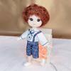 Ball Jointed Body 16cm Anime Eyes Toys Dolls Movable Joint Cute Bjd Anime Doll  Girl Gift