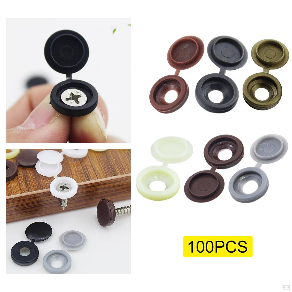 Covers, Convenient Durable Lightweight Decorive Easy Screws Caps for Cupboard Garden Yard