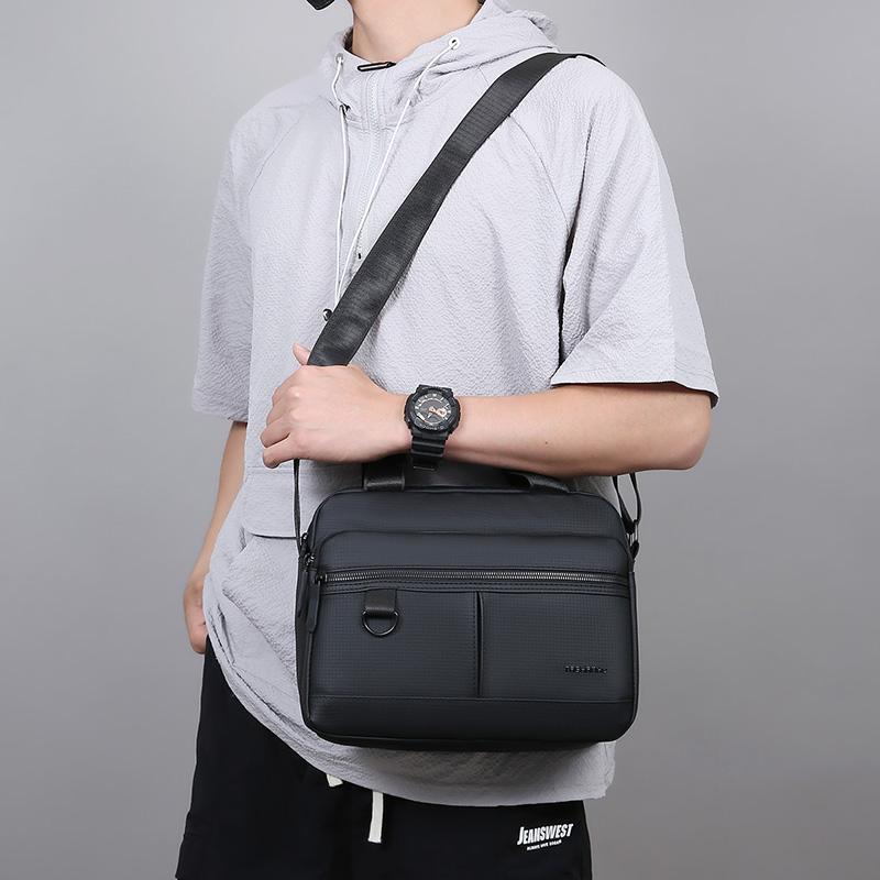 Herren Anti-Diebstahl Business Umhängetasche - Langlebige Büro-Aktentasche mit mehreren Reißverschlusstaschen