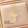 [Titanium Steel] Necklace Women's Copper Micro-inlaid Electroplating Advanced Sense Delicate Clavicle Chain Jewelry