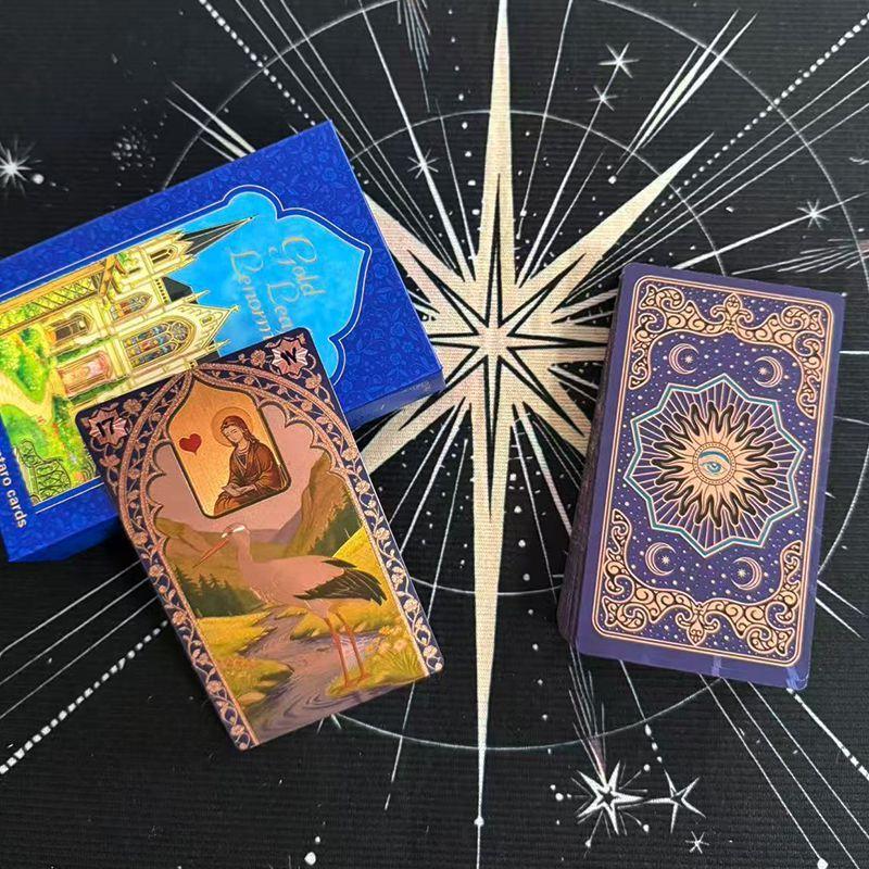 Carte Oracolo Lenormand Rana George 40 Pezzi Carte Impermeabili in PET per Divinazione & Lettura del Futuro - Mazzo Lussuoso e Durevole