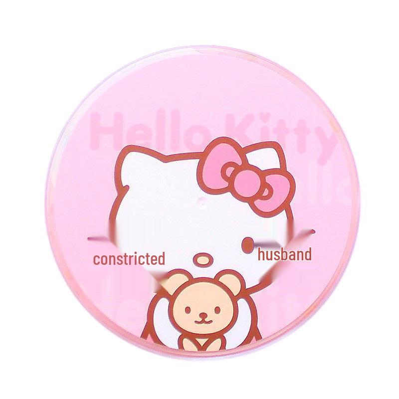 Transparent Cartoon Storage Box: Cute Round Organizer for Snacks, Candy, Gifts, or Cosmetics.