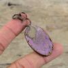 Purpurite Pendant Electroformed Copper Pendant Handmade Pendant Electroformed Jewelry Natural Gemstone Pendant Gift For Women Copper Jewelry
