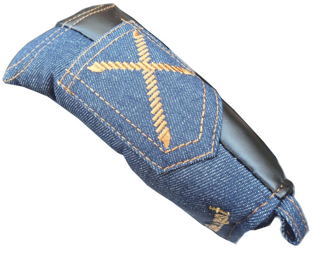 Denim Golf Putter Cover with Magnetic closure for Pin Type