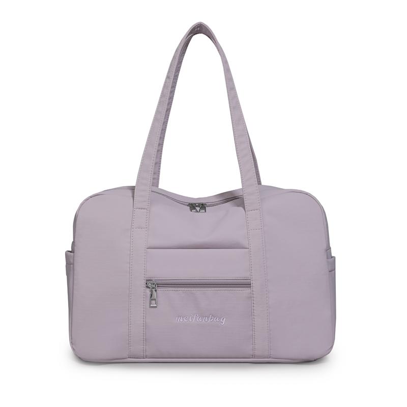 Нейлоновая Легкая Вместительная Спортивная Сумка Дорожная Сумка Женская Сумка через Плечо фиолетовый