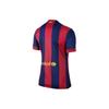 Nike Letter Logo Printed Round Neck Short Sleeve Football Shirt Fan Edition Barcelona 1415 Season Men Tops Red Blue 610594-422