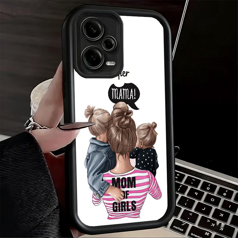 Phone Case for Xiaomi Redmi Note 15 14 13 Pro Plus Baby Mom Girls Shell 12S 11 11S 11T 5G 14S Soft Silicone Funda