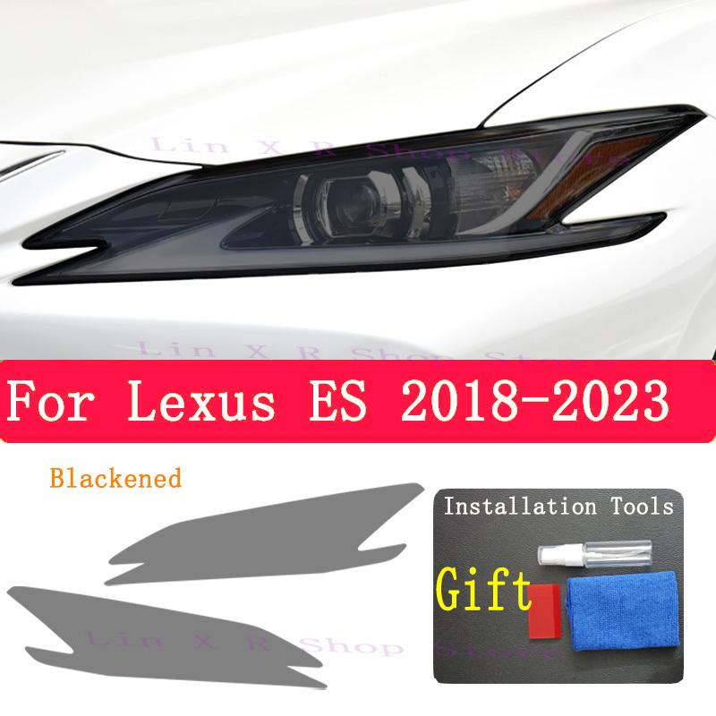 Pour Lexus ES 300H 2018- Phare Extérieur de Voiture Anti-rayures Lampe Avant Teintée Film Protecteur TPU Accessoires de Réparation Autocollant