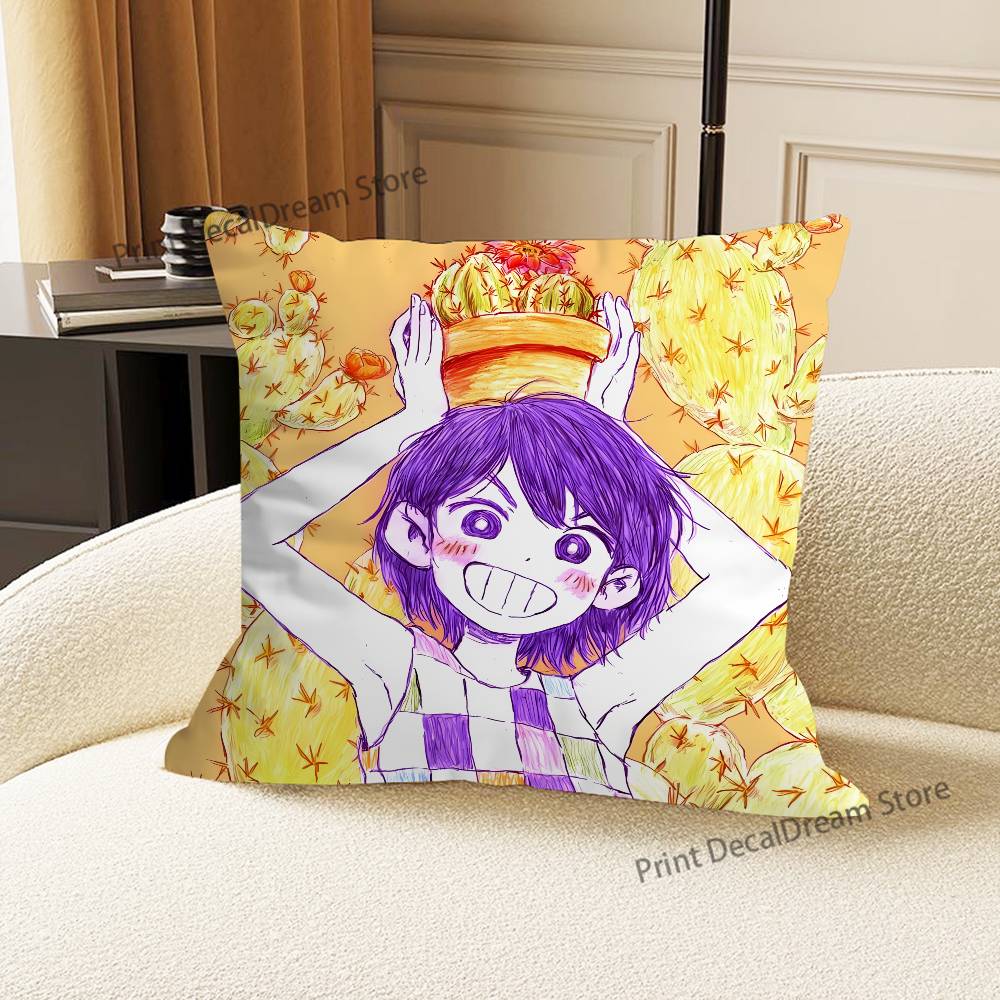 O-Omori-S Game Pillow Case Ultra Soft Skin Friendly Fabric Cloud Like Comfort & Concealed Zipper