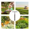 Soil Sampler Probe with T Handle Stainless Steel Soil Probe Rod Soil Test Set with 2 Sample Bags for Plant Care Garden Farm