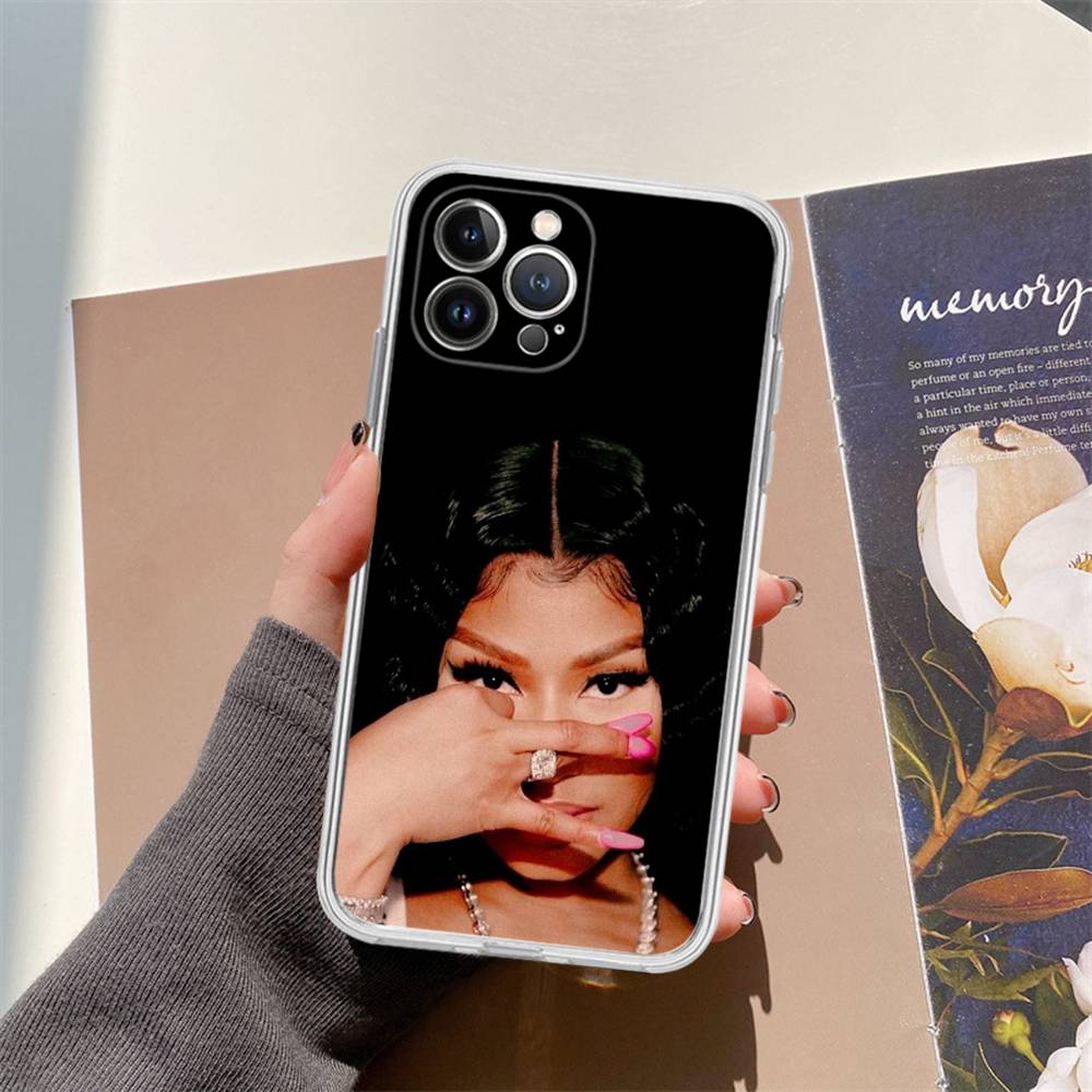 Nicki Minaj Rapper Handyhülle, passend für iPhone 16, 15 Pro Max, iPhone 14, 11, 12 High End, 13 Pro, Silikon