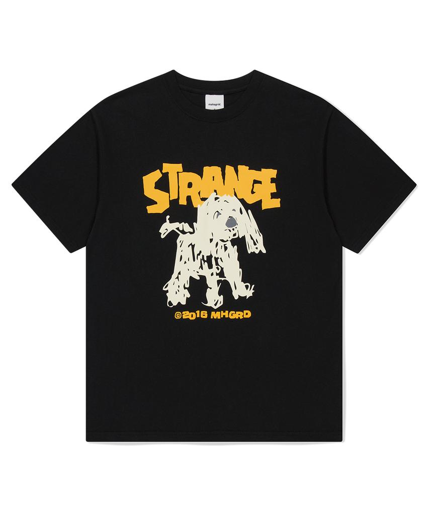MAHAGRID Strange Puppy Tee Black(Mg2Fmmt506A)