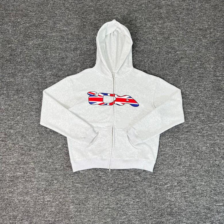 Ida.sply European & American Style Hip Hop Zipper Cardigan - Loose Pure Cotton Hooded Sweatshirt