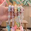 Transparent Beads Violent Bear Beaded Mobile Phone Pendant Rab Sheep Key Pendant Bracelet Cute Doll Bubu