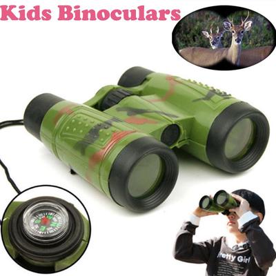 (Projector)Magnification Toy Binocular Telescope Neck Tie Strap Lens Educational Toys Child