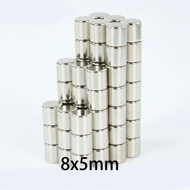 20/50pcs Industrial Metal Surface Magnets Magnets 8x5mm & 5x2mm for DIY, Crafts, Science Projects