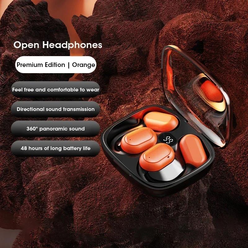 Wireless Earbuds Bluetooth 5.3 Waterproof Noise Reduction Sports Earphones with Ear Hooks Stereo Headset for Running and Sports