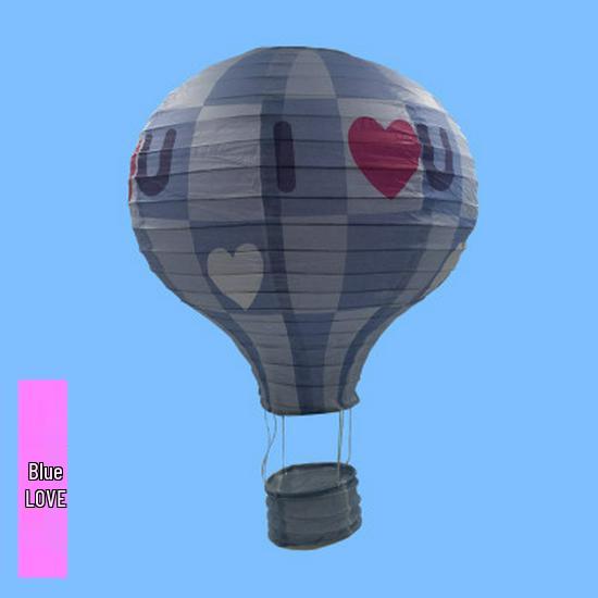 Hand-Folded Rainbow Hot Air Balloon Lantern - Christmas, Birthday, Party, Kindergarten Hanging Decoration