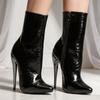 Unisex Plus Size Mid Calf Boots Pointed Toe Stiletto High Heels 15cm/6" Sexy Party Evening Vintage Sexy Boots