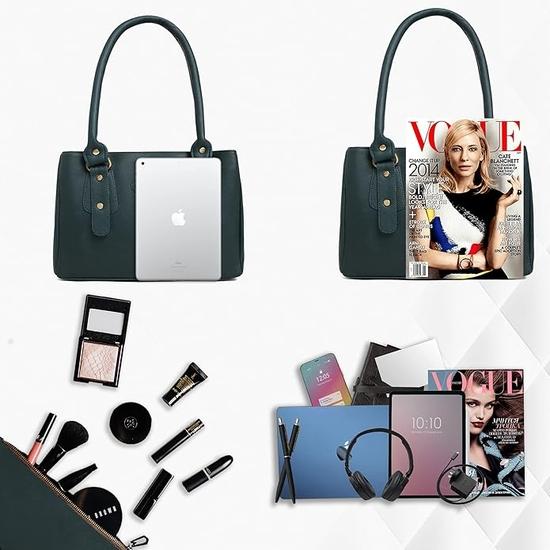 Fostelo Damen Vegan Leder Chippy Handtasche Schulter Hobo Bag Damen Geldbörse (Groß)