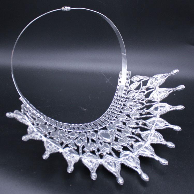 Catwalk Pageant Crown Stage Oversized Adjustable Rhinestone Crown Festive Party Headwear
