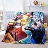 Die 3D-gedruckte "Sword Art Online" Flanelldecke ist warm, bequem und weich, geeignet für den Einsatz in Schlafzimmern, Betten, Sofas, 001