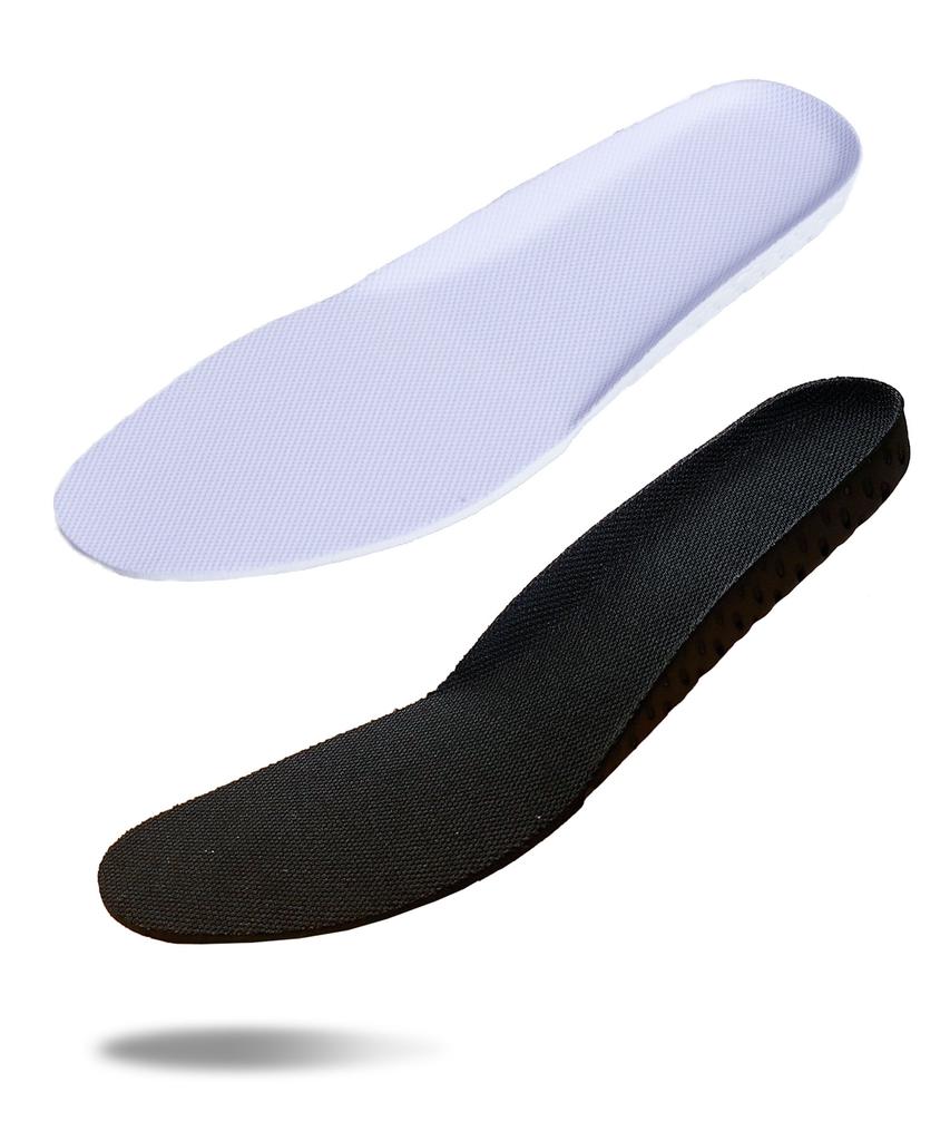 Box&Cox Height-Increasing Insoles 1.2Cm White/Black
