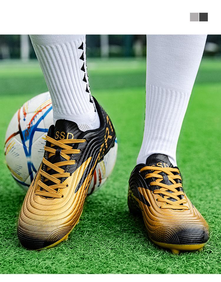 Unisex futbalové kopačky AG s dlhými kolíkmi pre mládež na umelý trávnik - Špeciálny tréning pre žiakov základných a stredných škôl
