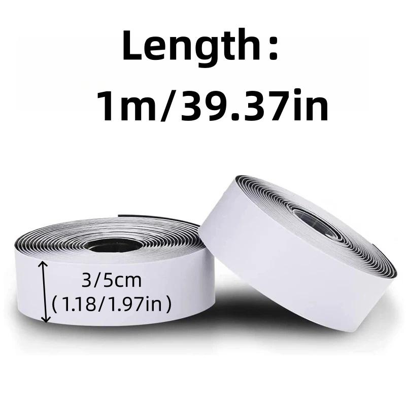 1pc 1m/39.37in Hook and Loop Tape Couch Cushions Strip with Adhesive Nylon Heavy Duty Strips for Home Crafting Organization