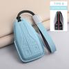 Fashion Car Key Case Cover For Faw Hongqi  E-Hs9 High-End H5 H9    Car Keyring Luxury Leather Auto Accessories